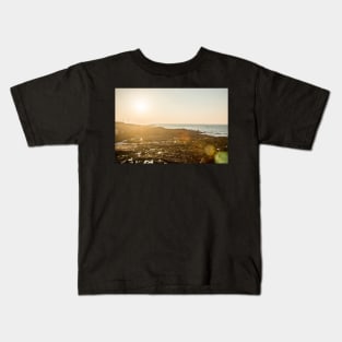 Sunset At The Beach Kids T-Shirt